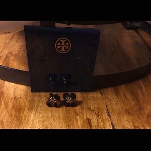 Tory Burch tortoise shell earrings